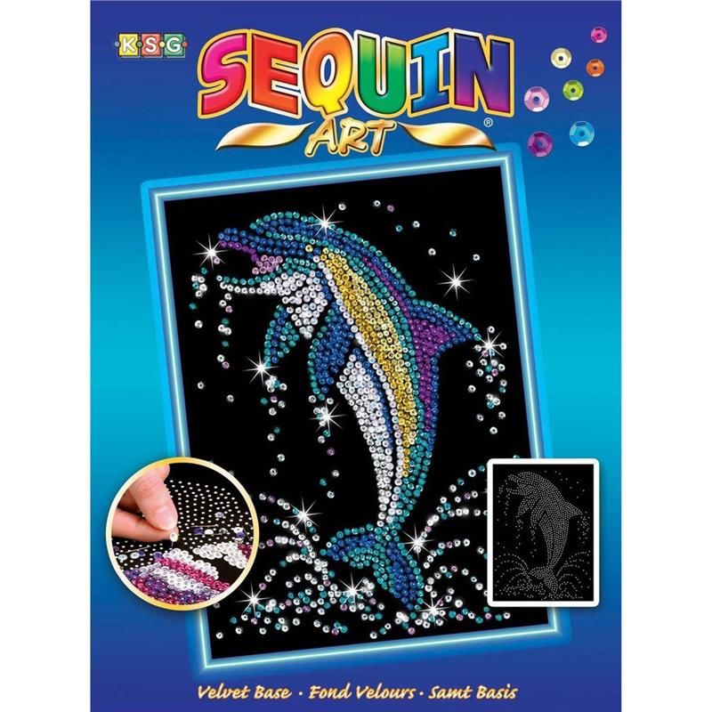 Набор для творчества Sequin Art BLUE Dolphin SA1516 - Интернет
