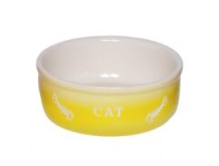 82373 Миска д/кот керамич. Gradient желтая 250мл Нобби () в Посуда для собак.