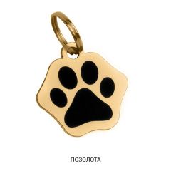 Адреснік для Котов BronzeDog Позолота Тип 3 Розмір S  (Bronzedog) в амуніція для собак.