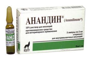 Анандін - противірусний препарат для домашніх тварин
