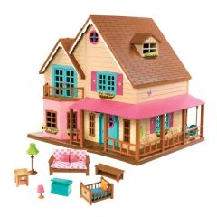 Игровой набор Li`l Woodzeez Большой коттеджный дом 6192Z