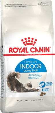 Indoor Long Hair Royal Canin для длинношерстных кошек от 1 до 7 лет (Royal Canin) в Сухой корм для кошек.