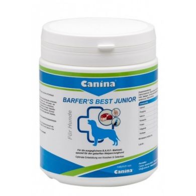 Вит.-мин. комплекс при натур. кормлении для собак Barfer Best Junior 850g   (Canina) в Витамины и пищевые добавки.