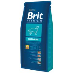 Brit Premium Lamb & Rice з Ягенка і рисом для собак всіх порід, 15 кг (Brit) в Сухий корм для собак.