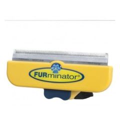 FURminator Фурминатор 100*5 мм с Кнопкой для собак, короткая шерсть, желтый
