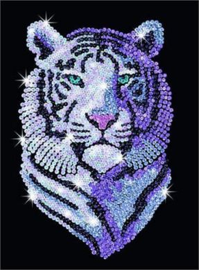 Набор для творчества Sequin Art BLUE Snow Tiger SA1217