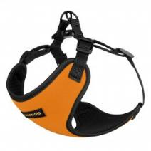 Шлея для Собак Дрібних Порід BronzeDog Sport Неопрен 3D Сітка Помаранчева, Розмір ХS, Обхват грудей, 28-35 см. (Bronzedog) в амуніція для собак.