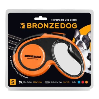 Поводок-рулетка Bronzedog Premium 5 м С Рефлекторной Лентой Оранжевый Поводок-рулетка Bronzedog Premium 5 м С Рефлекторной Лентой Оранжевый (Bronzedog) в Амуниция для собак.