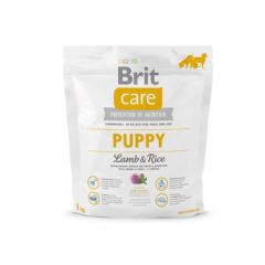 Brit Care Puppy Lamb с ягненком и рисом для щенков и молодых собак всех пород, 1 кг (Brit) в Сухий корм для собак.