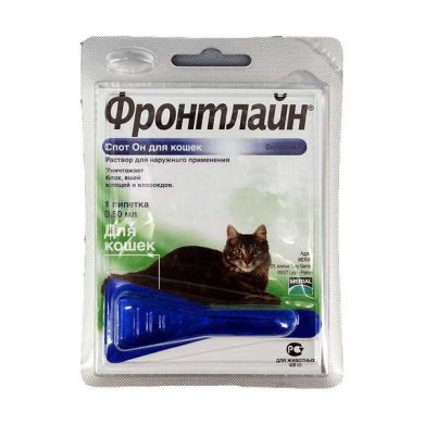Фронтлайн спот он для котів 3 піп () в Краплі на холку (spot-on).