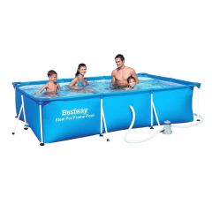 Каркасний басейн Bestway 56424 (400х211х81, карт. Фільтр)