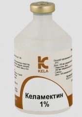 Келамектин 1% 50 мл (Kela) в Инъекционные, оральные.