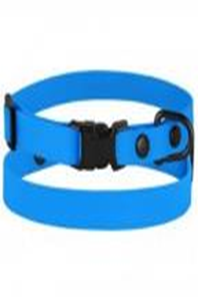 Ошейник для Собак Мелких пород и Котов BronzeDog Active Водоотталкивающий с Защитным Полимерным Покрытием и Пластиковой пряжкой Голубой, Размер XS, Обхват шеи 18-28 см, Ширина 1 см. (Bronzedog) в Амуниция для собак.