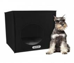 Будиночок BronzeDog Кубік Чорний, Розмір S 35 * 35 * 35 см (Bronzedog) в Будиночки, Будки, Лежаки.