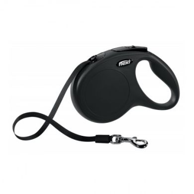 Рулетка NEW CLASSIC М 5m (лента) черная (Flexi) в Амуниция для собак.