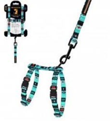 Шлея с Поводком для Котов и Мелких Собак BronzeDog Urban Инки, Размер XS Обхват шеи 18-27 см. Обхват живота 23-37 см. (Bronzedog) в Амуниция для собак.