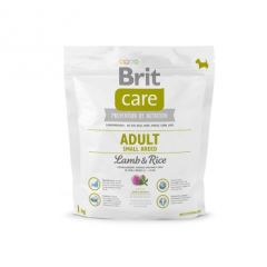 Brit Care Adult Small Breed Lamb&Rice с рисом и ягненком для взрослых собак мелких пород, 1 кг (Brit) в Сухой корм для собак.