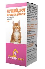 Кращий Друг Вермістоп суспензія для кошенят 5 мл (АПИ-САН) в Антигельмінтики.