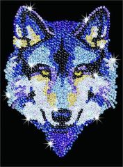 Набор для творчества Sequin Art BLUE Wolf SA1215