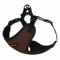 Шлея для Собак Дрібних Порід BronzeDog Sport Неопрен 3D Сітка Коричнева, Розмір ХS, Обхват грудей, 28-35 см. (Bronzedog) в амуніція для собак.