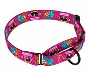Ошейник Мартингейл BronzeDog Urban Маски Нейлоновый c Металлической Фурнитурой Розовый, Размер L, Обхват шеи 48-61 см, Ширина 3,8 см. Ошейник Мартингейл BronzeDog Urban Маски Нейлоновый c Металлической Фурнитурой Розовый, Размер L, Обхват шеи 48-61 см, Ширина 3,8 см. (Bronzedog) в Амуниция для собак.