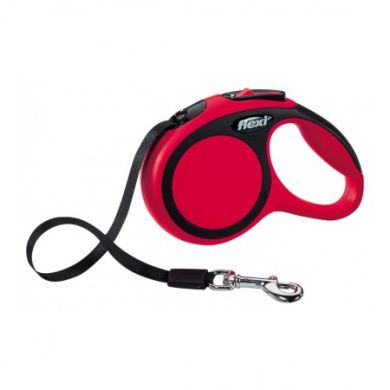 Рулетка NEW COMFORT XS 3m/12kg (лента) красная Рулетка NEW COMFORT XS 3m/12kg (лента) красная (Flexi) в Амуниция для собак.