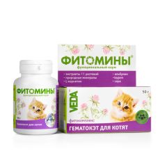 Фітоміни Гематокет для кошенят 50 г (Веда) в Вітаміни та харчові добавки.
