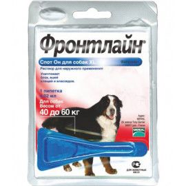 Фронтлайн спот он для собак 40-60 кг XL () в Краплі на холку (spot-on).