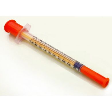 Шприц инсулиновый AL, 1,0 мл., U-100, с интегрированной иглой 0,30 х 13 мм () в Расходные материалы.