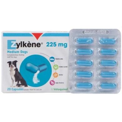 Зилкене, 225 мг капсулы №10 (блистер) "Vetoquinol" (Vetoquinol) в Анальгезирующие, седативные, спазмолитики.