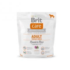 Brit Care Adult Medium Breed Lamb&Rice с рисом и ягненком для взрослых собак средних пород 1 кг (Brit) в Сухой корм для собак.