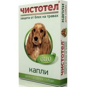 Чистотіл біокраплі від бліх для середніх собак 1 піпетка () в Краплі на холку (spot-on).