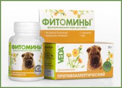Фітоміни проти алергії собак 50 г (Веда) в Вітаміни та харчові добавки.