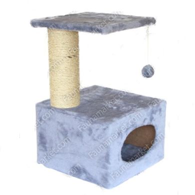 МАКС когтеточка Сізаль (будка 38 * 38,. ст d12, леж 38 * 38 h60) КОРИЧНЕВИЙ ЗАЛИШОК () в Будиночки, Будки, Лежаки.