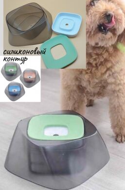 Поилка СУХАЯ МОРДА Jim Babe Diamond 1400мл ЗЕЛЕНАЯ 081-03 () в Посуда для собак.