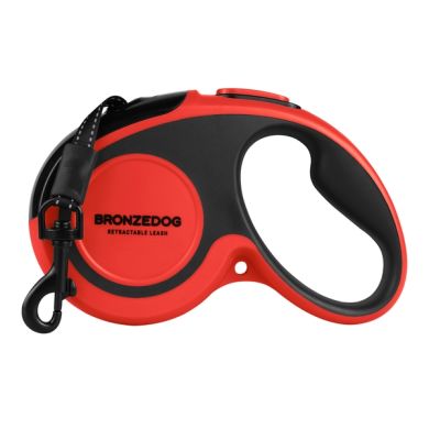 Поводок-рулетка Bronzedog Premium 5 м размер L с Рефлекторной Лентой Красный Поводок-рулетка Bronzedog Premium 5 м размер L с Рефлекторной Лентой Красный (Bronzedog) в Амуниция для собак.