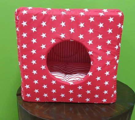 Спальное место, домик для собак и кошек КУБ 45 × 45× 45 см (Lucky Choice) в Домики, Будки, Лежаки.