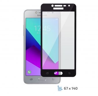 Защитное стекло 2E Samsung Galaxy J2 Prime VE 2.5D Black border FG