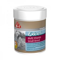  8 в 1  Эксель Мультивитамины для собак мелких пород Excel Multi Vitamin  д/мел.соб  70таб/150ml  8in1 (8 in 1 Excel) в Витамины и пищевые добавки.