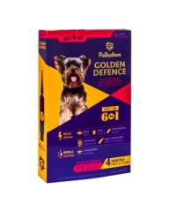 Капли Голден дефенс для собак весом  до 4 кг 1 пипетка (Palladium) в Капли на холку (spot-on).