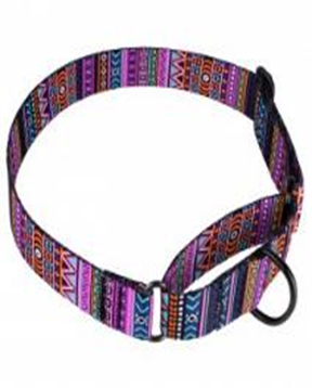 Ошейник Мартингейл BronzeDog Urban Этнический Нейлоновый c Металлической Фурнитурой Фиолетовый, Размер S, Обхват шеи 30-40 см, Ширина 2,5 см. Ошейник Мартингейл BronzeDog Urban Этнический Нейлоновый c Металлической Фурнитурой Фиолетовый, Размер S, Обхват шеи 30-40 см, Ширина 2,5 см. (Bronzedog) в Амуниция для собак.
