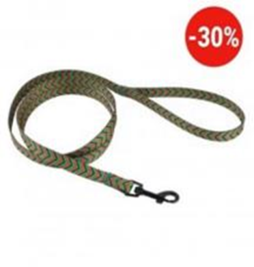 Поводок Bronzedog Urban Стрелка Нейлоновый Красно-Зеленый, Размер L, Длина 152 см, Ширина 2,5 см. (Bronzedog) в Амуниция для собак.