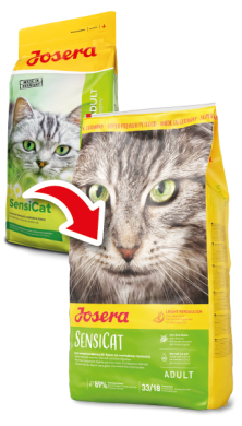 SensiCat СенсиКет для требовательных и чувствительных кошек SensiCat СенсиКет для требовательных и чувствительных кошек (JOSERA) в Сухой корм для кошек.