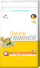 Trainer (Трейнер) Natural Adult Mini - корм для взрослых собак мелких пород с курицей, рисом и алоэ-вер 0,8 кг (Trainer) в Сухой корм для собак.