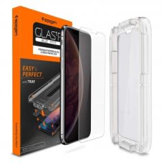 Захисне скло Spigen для iPhone XS/X Glass "Glas.tR EZ Fit" (1Pack)