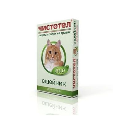 Чистотіл біонашийник від бліх для котів 35 см (Екопром) в Нашийники.