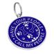 Эмалированный Адресник для Собак BronzeDog Have Your People Call My People Синий Размер S (Bronzedog) в Амуниция для собак.