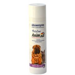 Шампунь Animall Vetline з хлоргексидином і кетоконазолом для собак і кішок, 250 Мл (Animal) в Шампуні для собак.