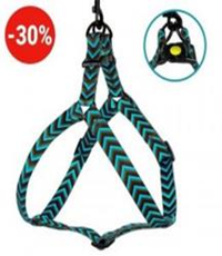 Шлея, Размер L, Обхват груди 58-71 см, Ширина 2,5 см. (Bronzedog) в Амуниция для собак.