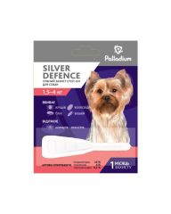Капли Силвер дефенс спот-он  для собак весом 1,5 -4 кг (Palladium) в Капли на холку (spot-on).